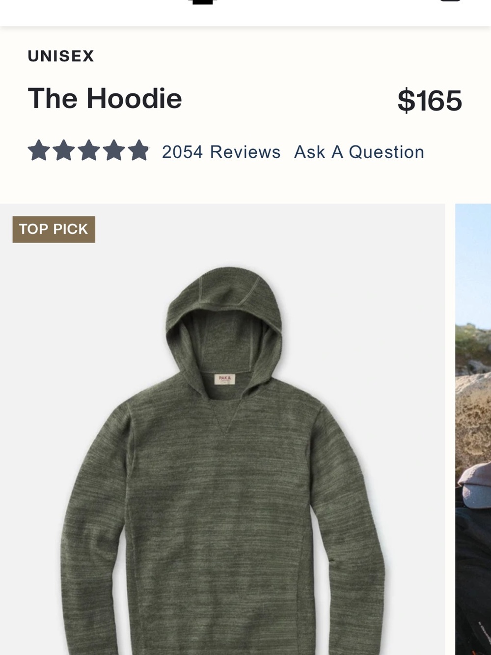 The Hoodie Pullover Hoodie - Olive Green